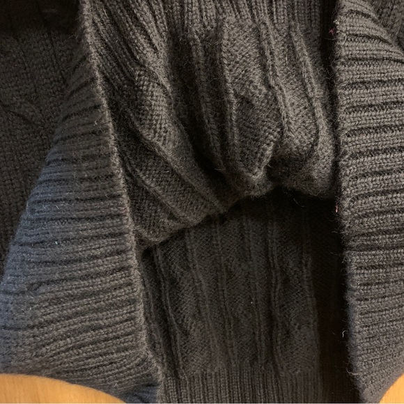 Vintage POLO RALPH LAUREN 100% Wool Sweater Cable Knit V-Neck Men’s Size XL - Picture 6 of 7